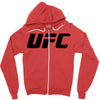 ufc logo Zipper Hoodie