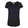 wtf outraged disbelief Maternity Scoop Neck T-shirt