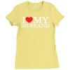 i heart my husband Ladies Fitted T-Shirt