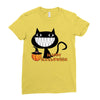 happy halloween Ladies Fitted T-Shirt