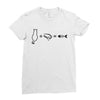 Cat Math Ladies Fitted T-Shirt