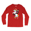 unicorn and human best friends Long Sleeve Shirts