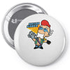 mayor lazer Pin-back button