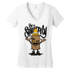 stay squirrely Women's V-Neck T-Shirt