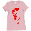 superhero cool Ladies Fitted T-Shirt