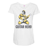 guitar hero Maternity Scoop Neck T-shirt