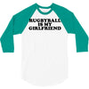 rugbyball is my girlfriend 3/4 Sleeve Shirt