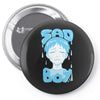 sad boy Pin-back button
