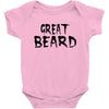 great beard Baby Bodysuit