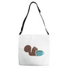 coffe squirrel Adjustable Strap Totes