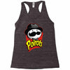 little grey chips Racerback Tank