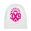 end breast cancer   39 warriors Baby Beanies