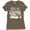 soul train motown gladys knight marvin gaye Ladies Fitted T-Shirt