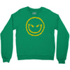 evil smiley emoticon Crewneck Sweatshirt