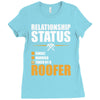 relationship status taken by a roofer Ladies Fitted T-Shirt
