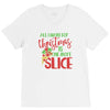 pizza christmas humor V-Neck Tee