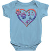 perfect dog love Baby Onesie