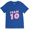 team 10 light pink V-Neck Tee