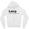 lamp   brick tamland likes this facebook thumbs up mens white t shirt Zipper Hoodie