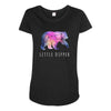 Little Dipper with Galaxy Maternity Scoop Neck T-shirt