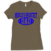 world greatest dad Ladies Fitted T-Shirt