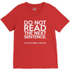 do not read the next sentence funny V-Neck Tee