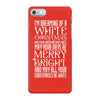 white christmas iPhone 7 Case