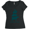 friends not food. Women's Triblend Scoop T-shirt