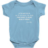 oscar wilde quote girls Baby Onesie