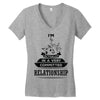I Am Music Actually In A Very Commited Relationship Women's V-Neck T-Shirt