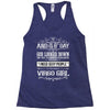 And 8th Day God Look Down So God Made A Virgo Girl Racerback Tank