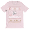 santa aquarius christmas ugly t shirts T-Shirt