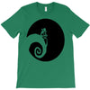 nightmare before christmas black logo T-Shirt
