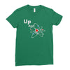 up and atom funny science best product Ladies Fitted T-Shirt