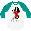 wonder woman 3/4 Sleeve Shirt