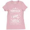 Vintage Aged To Perfection 1990 Ladies Fitted T-Shirt