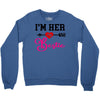 i'm her bestie Crewneck Sweatshirt