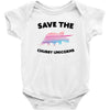 Save The Chubby Unicorns Baby Bodysuit