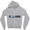 square Zipper Hoodie