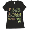 breakdance Ladies Fitted T-Shirt