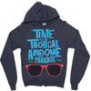 time to go tropical awesome paradise Zipper Hoodie