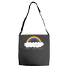 i don't care, okay Adjustable Strap Totes