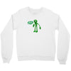 green man dance says hello 2018 Crewneck Sweatshirt