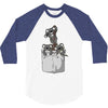 pocket koala bears 3/4 Sleeve Shirt