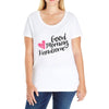 good morning handsome Ladies Curvy T-Shirt