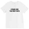 fuck on the first date V-Neck Tee