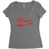 enjoy cocaine funny gray Women's Triblend Scoop T-shirt