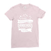 adventure is dagerous Ladies Fitted T-Shirt