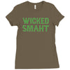 wicked smaht funny (2) Ladies Fitted T-Shirt