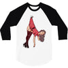 pin up girl 3/4 Sleeve Shirt